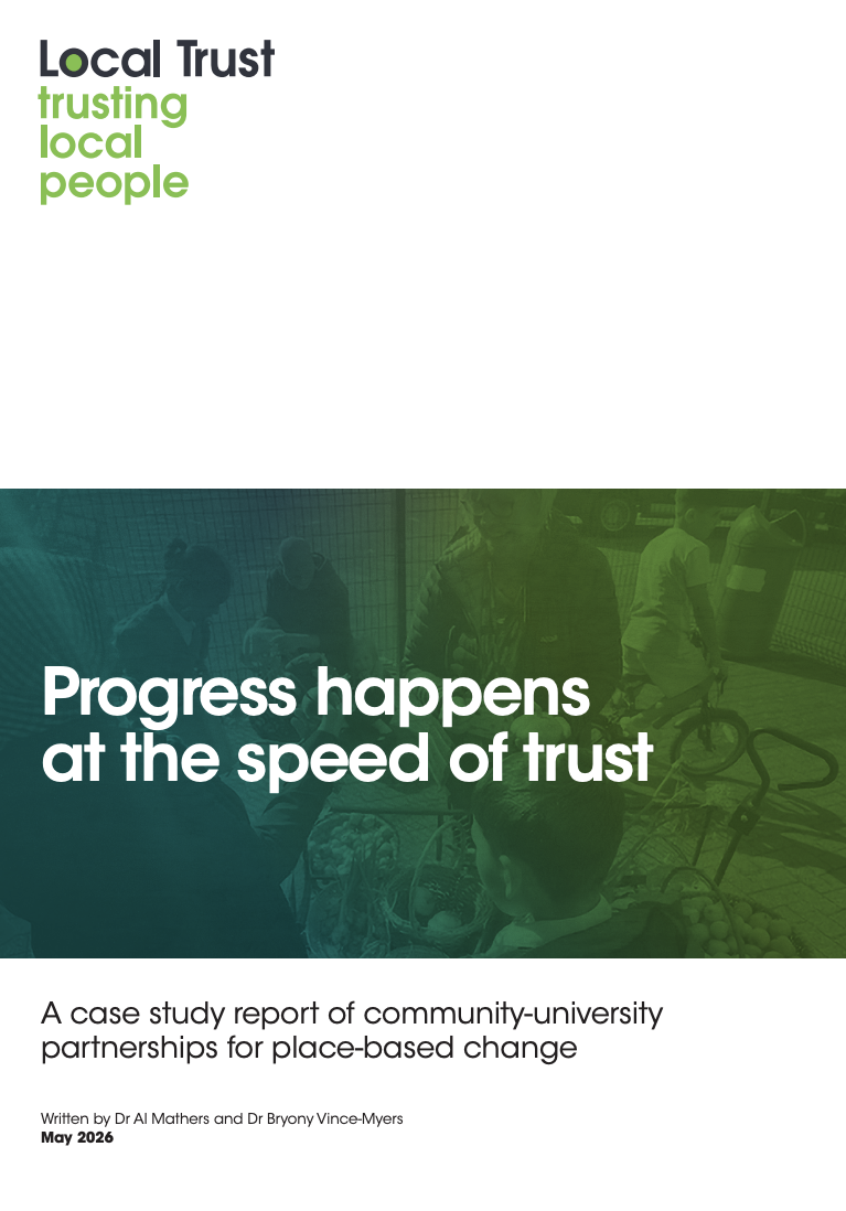 Community-university partnerships for place-based change report cover