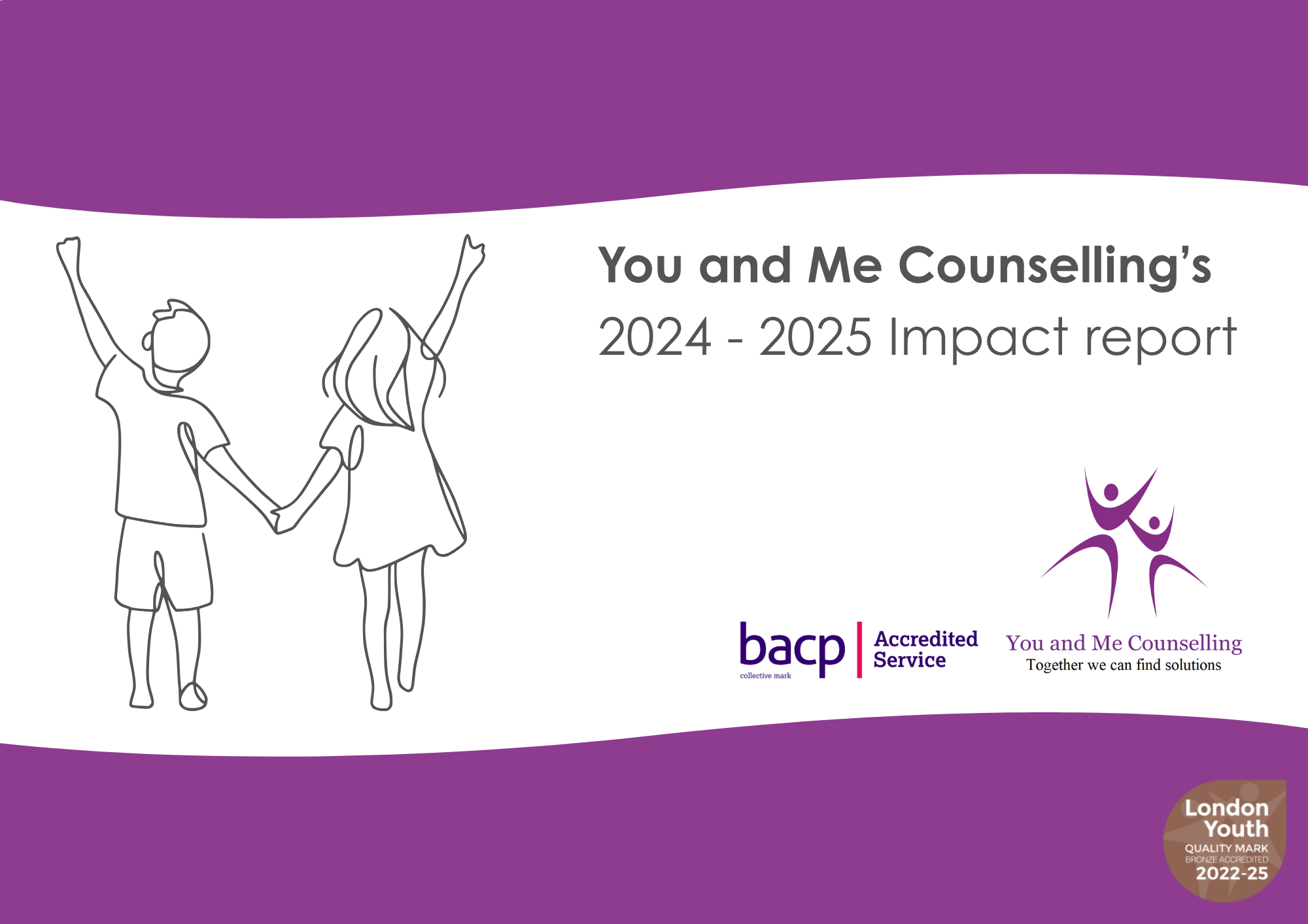 The impact of You and Me Counselling report cover
